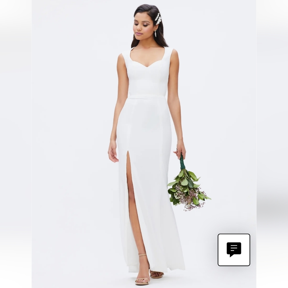 Dress the population Monroe side slit dress, brand new, no tags